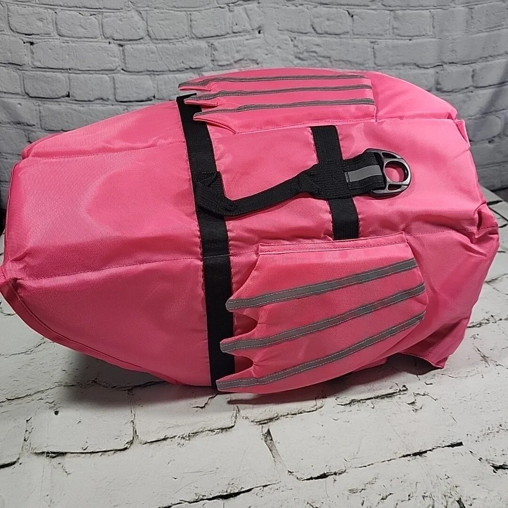 Dog Hot Pink Dragon Pool Swimming Floatation Adjustable Vest Life‎ Jacket XL